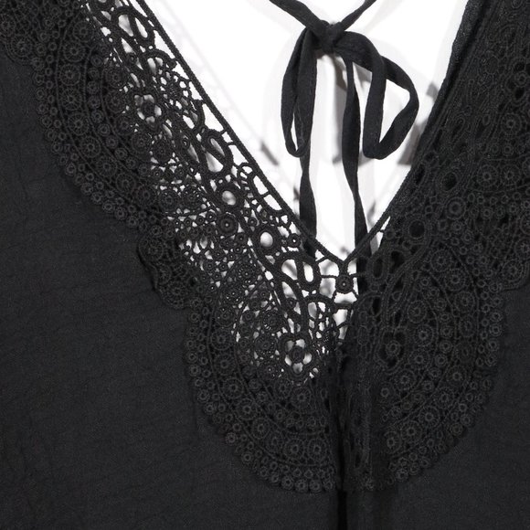 NWT Eberjey X Revolve Liberty Romper in Black Size S/M - Picture 6 of 13